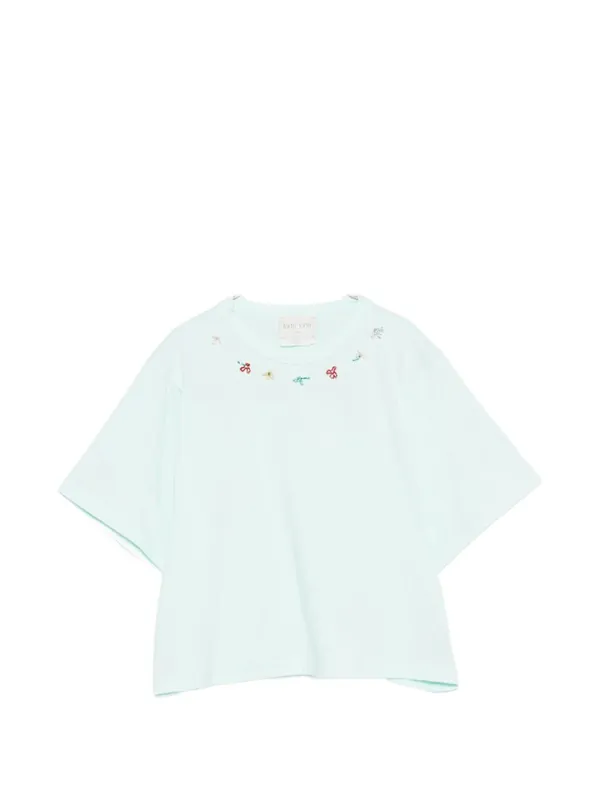 Embroidered Cotton T-Shirt