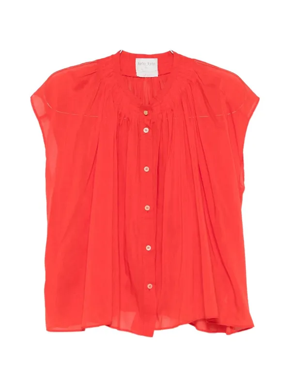 Voile Cotton And Silk Shirt - Forte_Forte