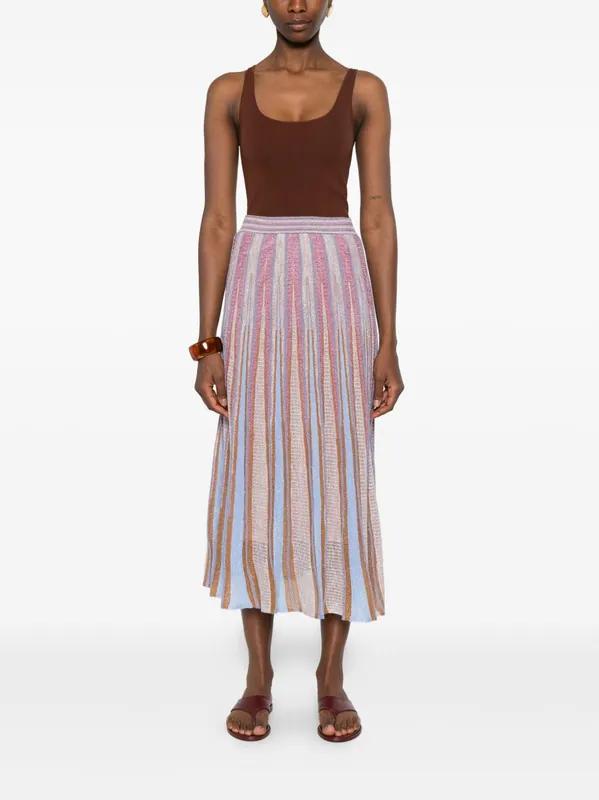 Pleated Long Skirt - Forte_Forte