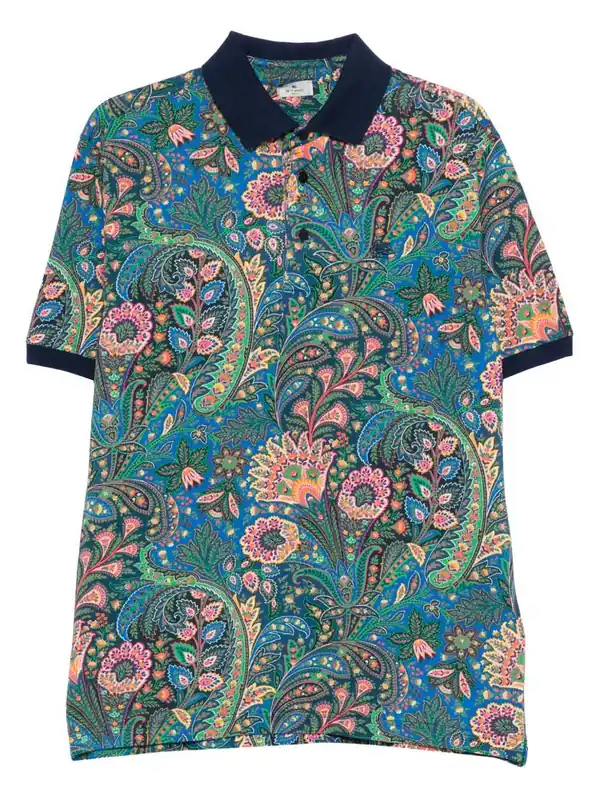 Paisley Print Polo - Etro