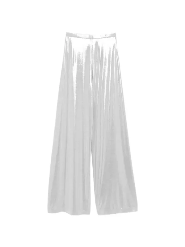 Bias Wide Leg Trousers - Norma Kamali
