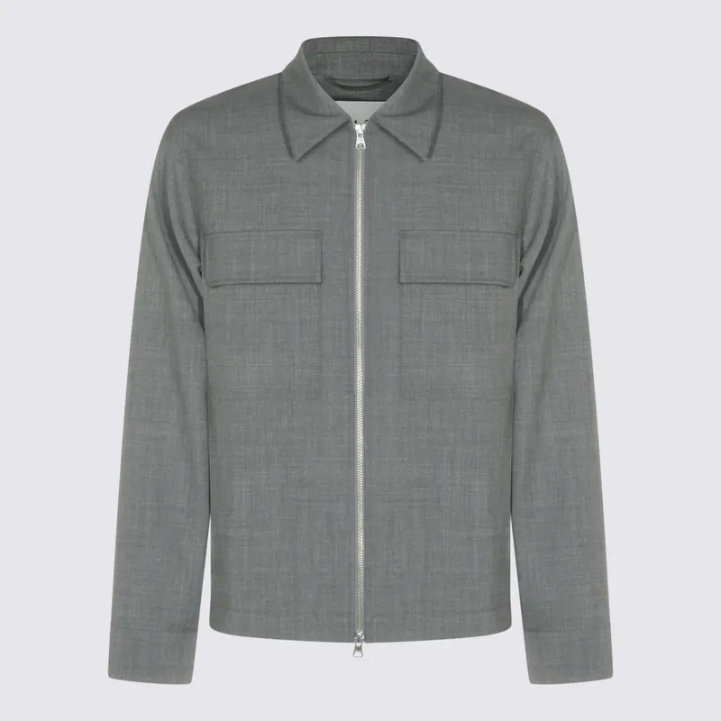 Jackets Light Grey Melange - Nn.07