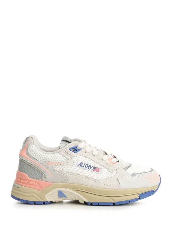Hyperway Sneaker In Mesh And Suede Sneakers Multicolor - Autry