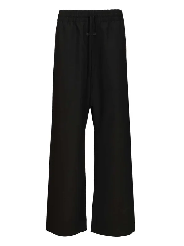 Wide Leg Drawstring Pants Trousers Black - Fear of God