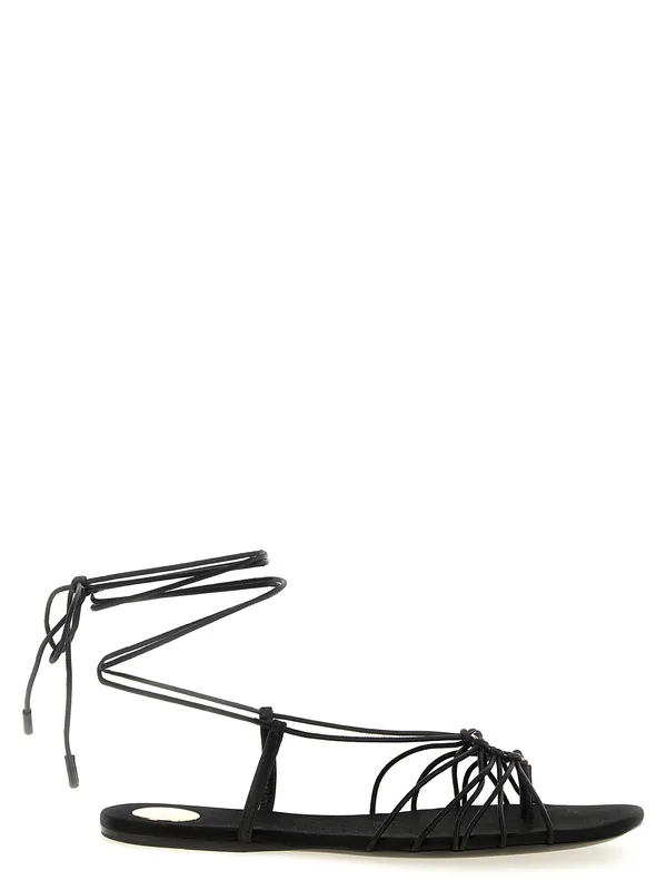 Babylone Sandals Black - Saint Laurent