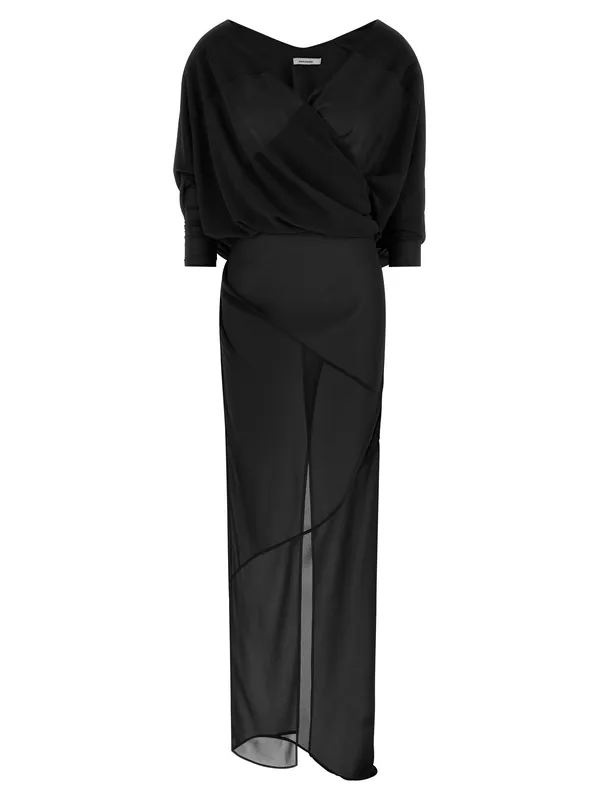 Asymmetrical Skirt Dress Dresses Black - Entire Studios