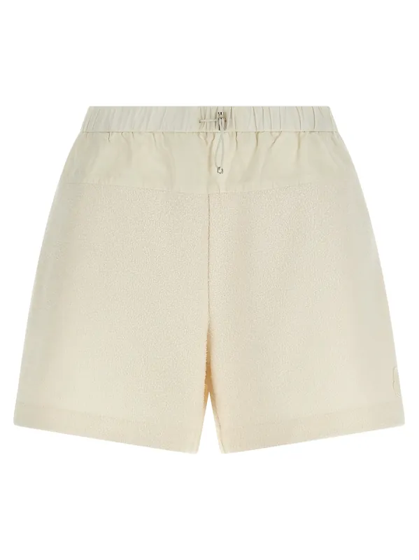 Bouclé Shorts Bermuda And Short White - Moncler