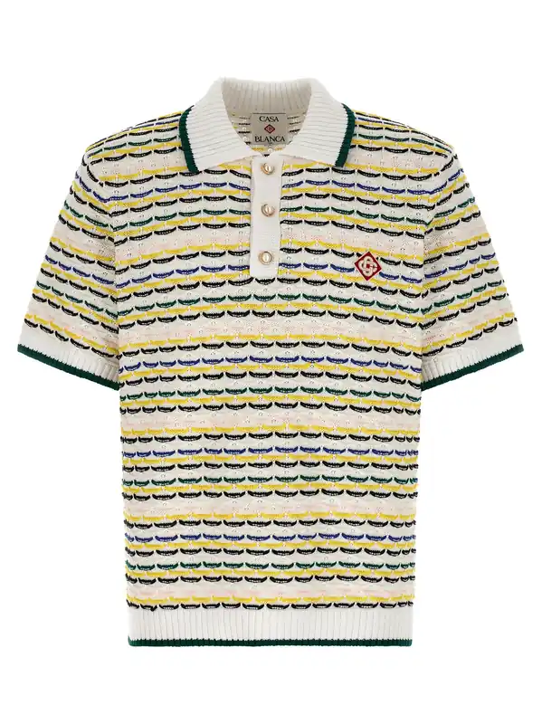 Tuck Stitch Polo Multicolor - Casablanca