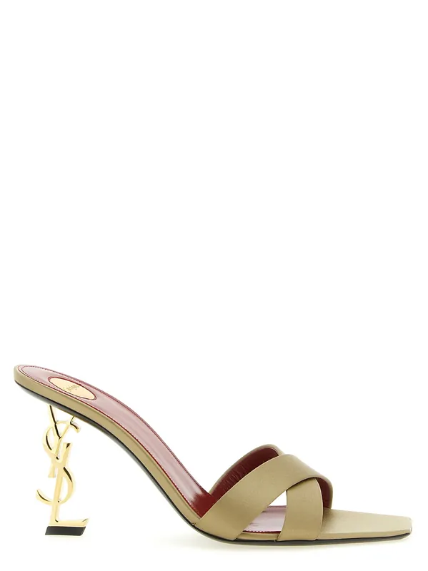 Opyum Sandals Green - Saint Laurent