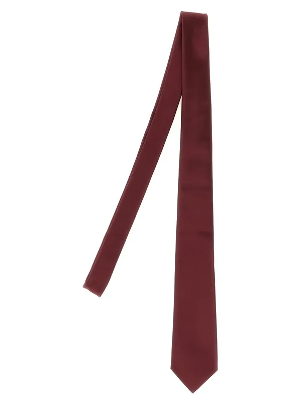 Silk Tie Ties And Papillon Bordeaux - Saint Laurent