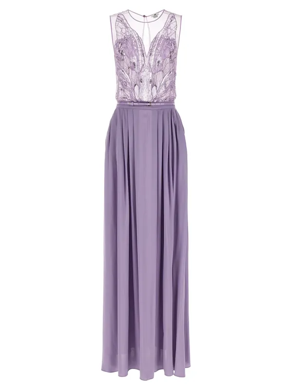 Red Carpet Dresses Purple - Elisabetta Franchi