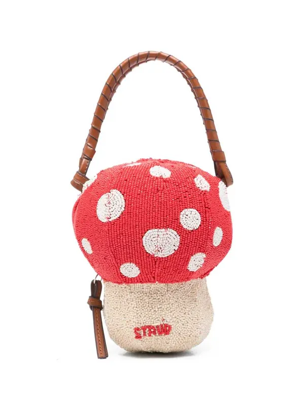Mushroom Polka Dot Tote Bag - Staud