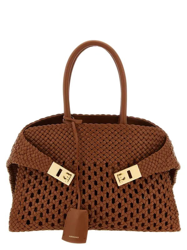 Hug Th S Hand Bags Brown - Ferragamo