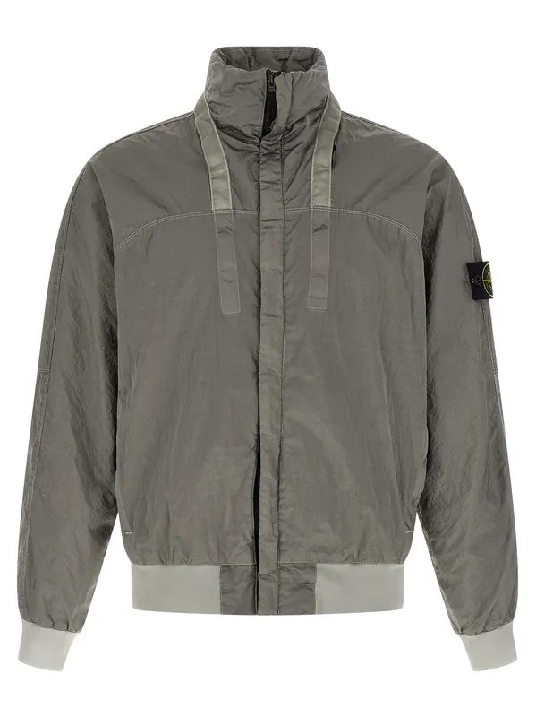 Bomber Nylon Metal Watro Puffer Jackets Gray - Stone Island