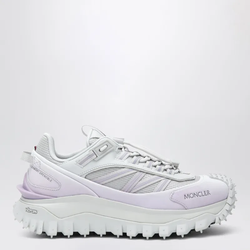 Trailgrip Gtx Sneakers In White And Lilac - Moncler