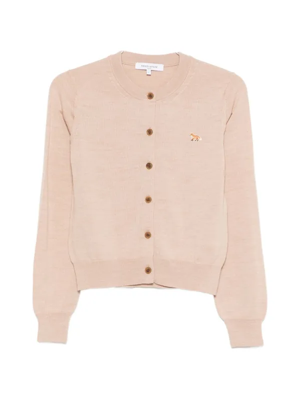 Baby Fox Wool Cardigan - Maison Kitsuné