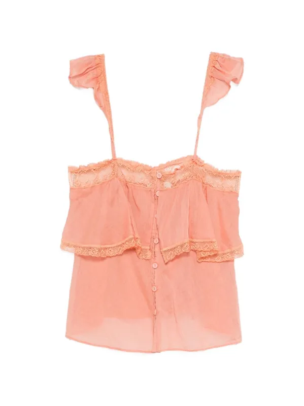 Cotton And Silk Voile Top - Forte_Forte
