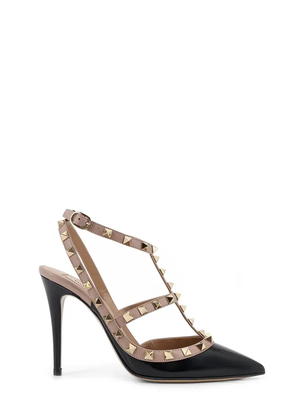 Rockstud Patent Leather Pumps With Iconic Studs - Valentino Garavani