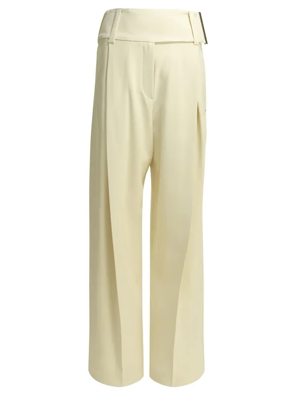 Tailored Pants Trousers White - Max Mara