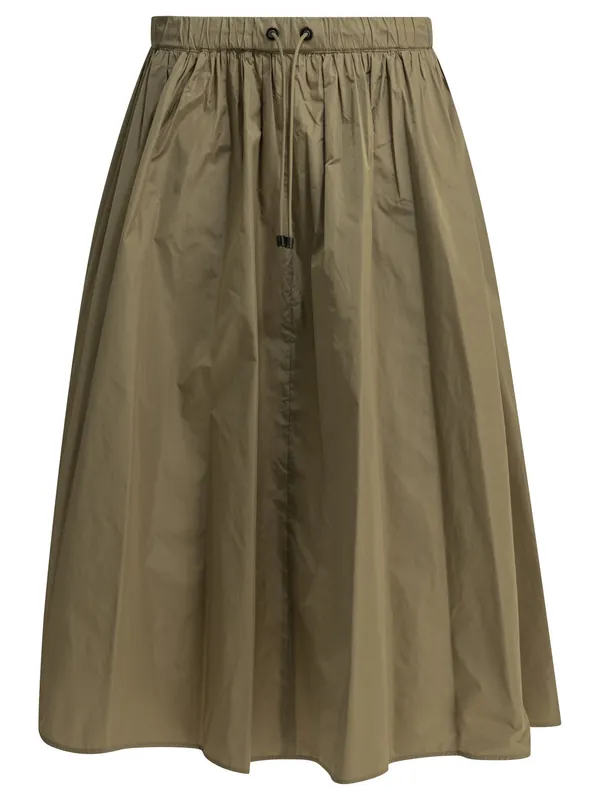 A-Line Skirt Skirts Beige