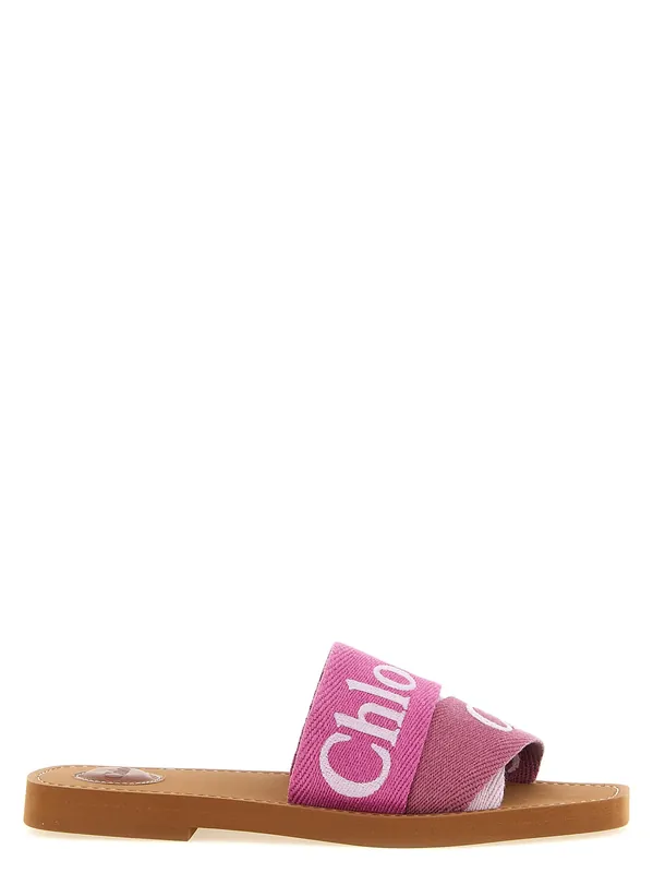 Woody Sandals Pink - Chloé