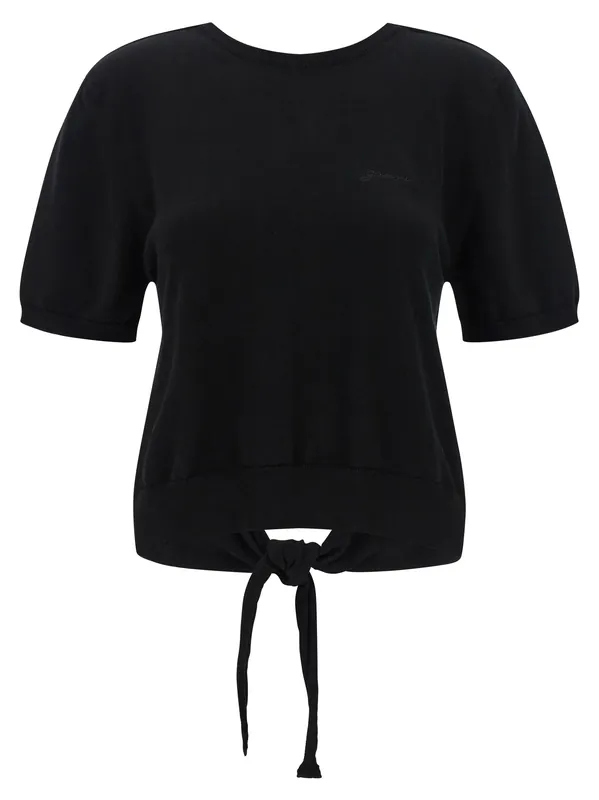 Bare Back Sweater Sweaters And Cardigans Black - Ganni
