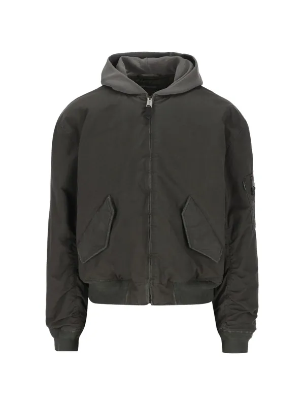 Cotton And Nylon Blend Bomber Jacket - Balenciaga