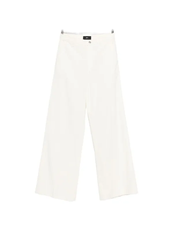 Flared Leg Denim Jeans - Seven