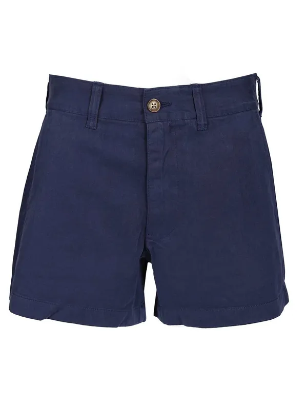 Blue Cotton Shorts Trousers Blue - Polo Ralph Lauren