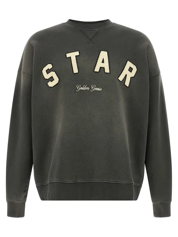 Star Sweatshirt Gray - Golden Goose