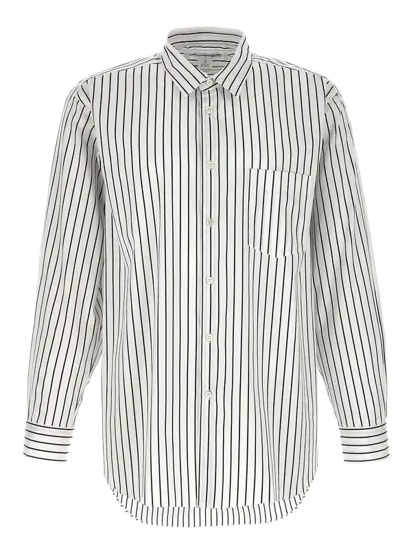 Striped Shirt Shirt And Blouse White/Black - Comme Des Garçon