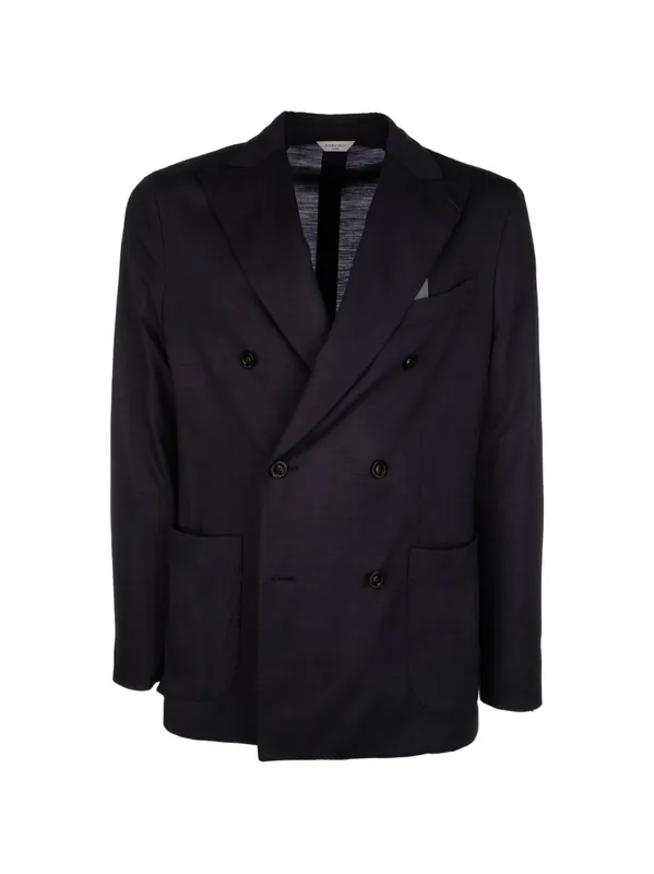 Wool Double-Breasted Jacket