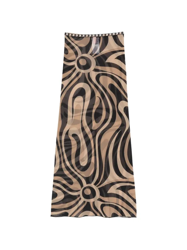 Printed Tulle Skirt - Pucci