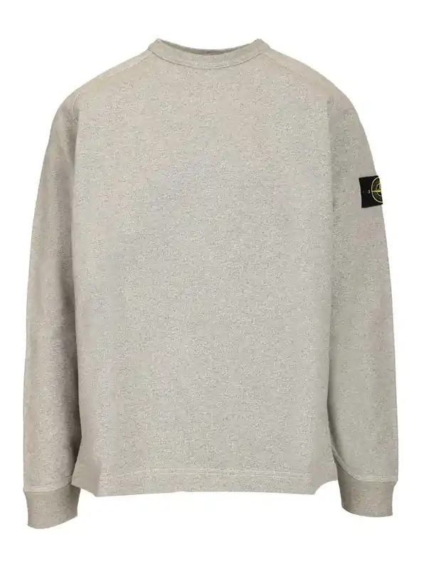 Grey Melange Sweatshirt Sweatshirts Grey - Stone Island