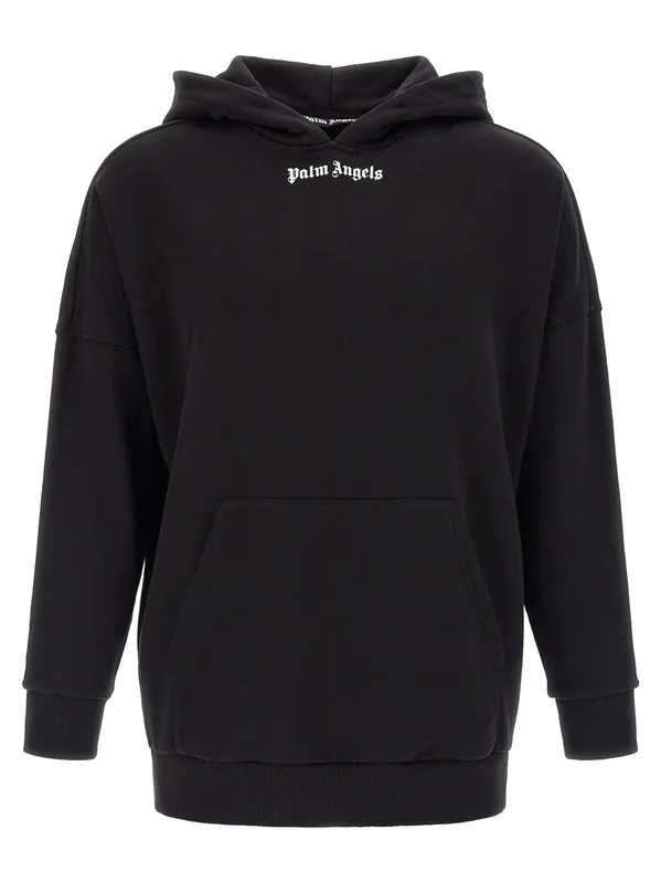 Classic Logo Sweatshirt White/Black - Palm Angels