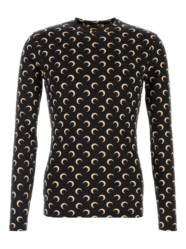 Moon Crewneck Top - Marine Serre