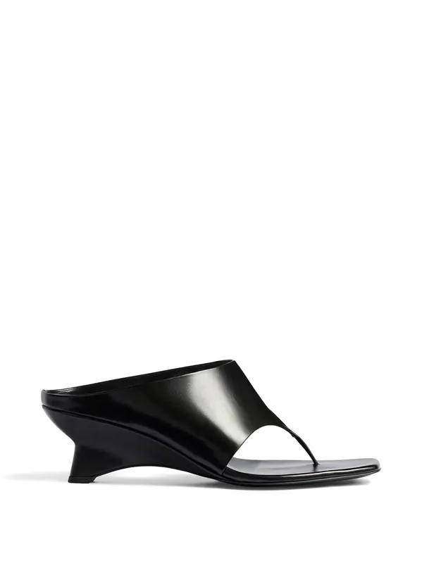 Marlow Leather Mules - Khaite