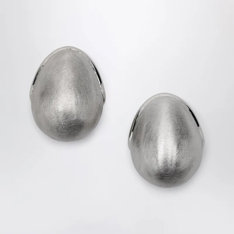 Raisin-Shaped Grape Earrings In Silver-Plated Copper