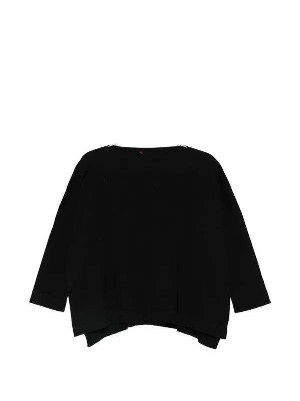 Cotton Boat-Neck Sweater