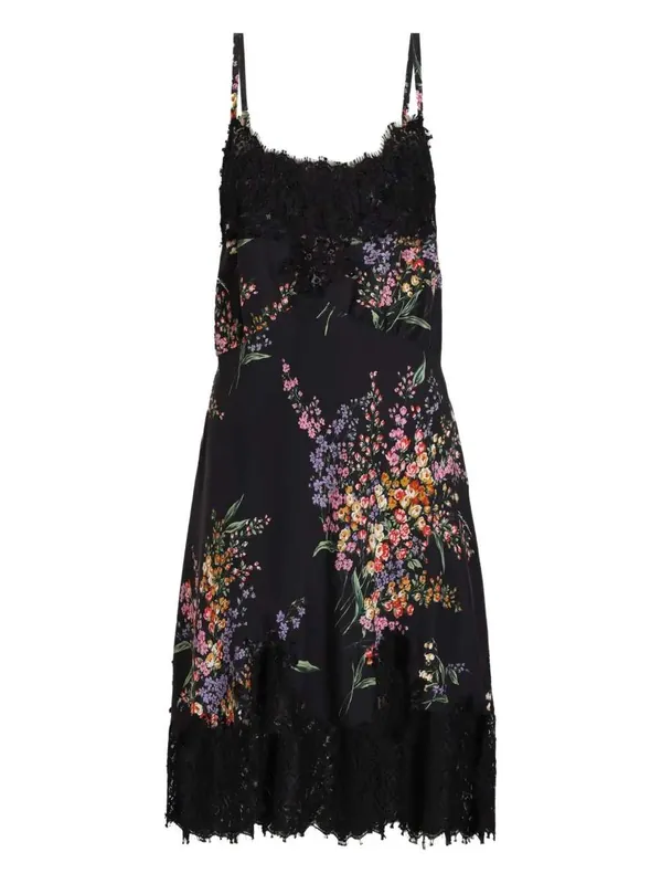 Short Floral Dress - Dolce & Gabbana