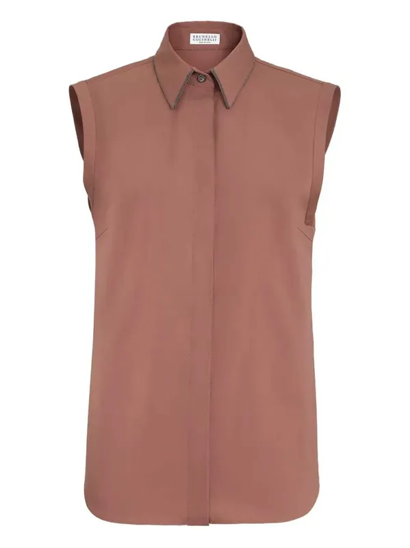Sleeveless Shirt - Brunello Cucinelli