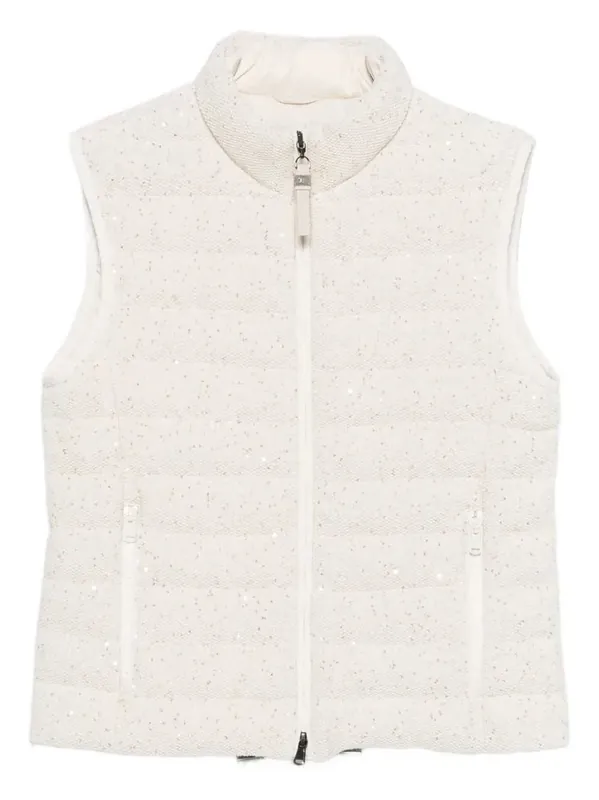 Sequined Vest - Brunello Cucinelli