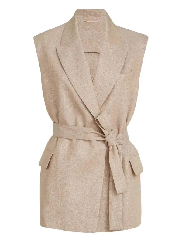 Belted Jacket - Brunello Cucinelli