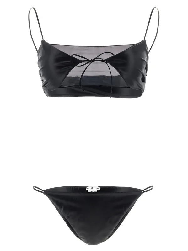 Sporty Mesh Beachwear Black - Allis