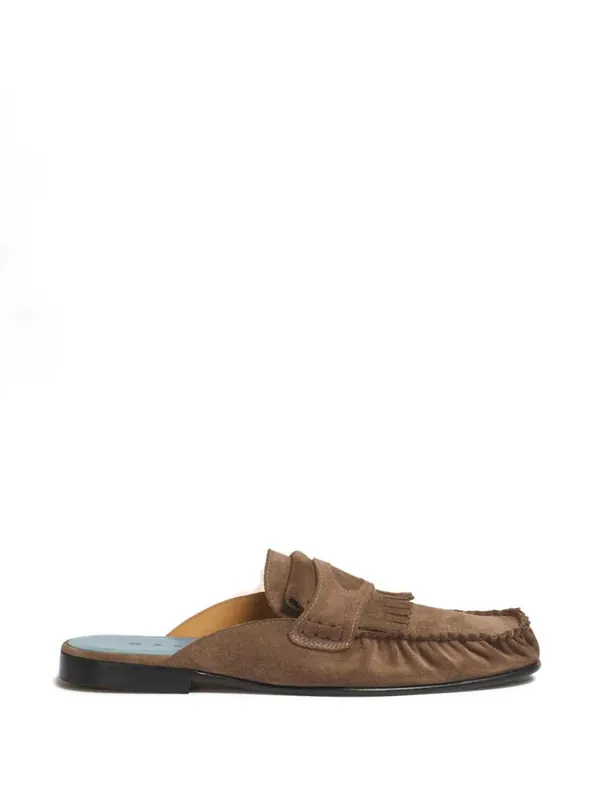Fringed Clogs - Marni