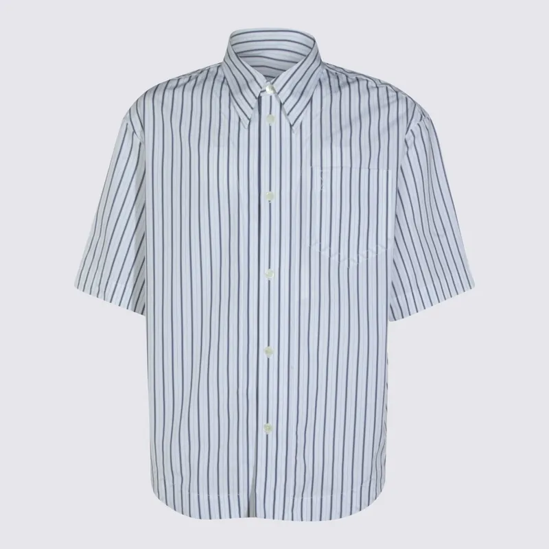 Shirts White-Blue