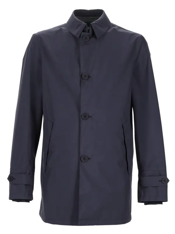 Giacca Impermeabile Con Colletto - Herno