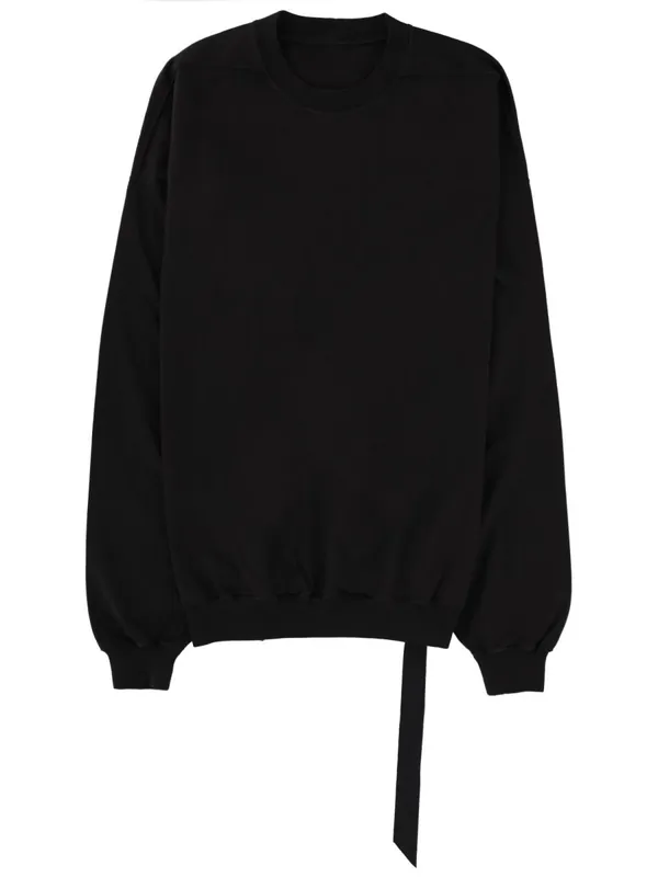 Felpa "Hun Crewneck" In Cotone - Rick Owens DRKSHDW