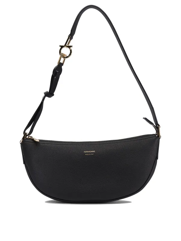 Smile Shoulder Bags Black - Ferragamo