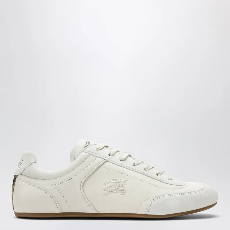 Beige Leather Knight Runner Trainers - Burberry